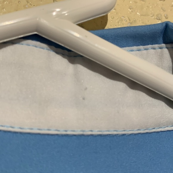 Hawaiian Shirts Mens 2XL Blue Short Sleeve Palm Trees Front Buttons Light Weight - Picture 11 of 11